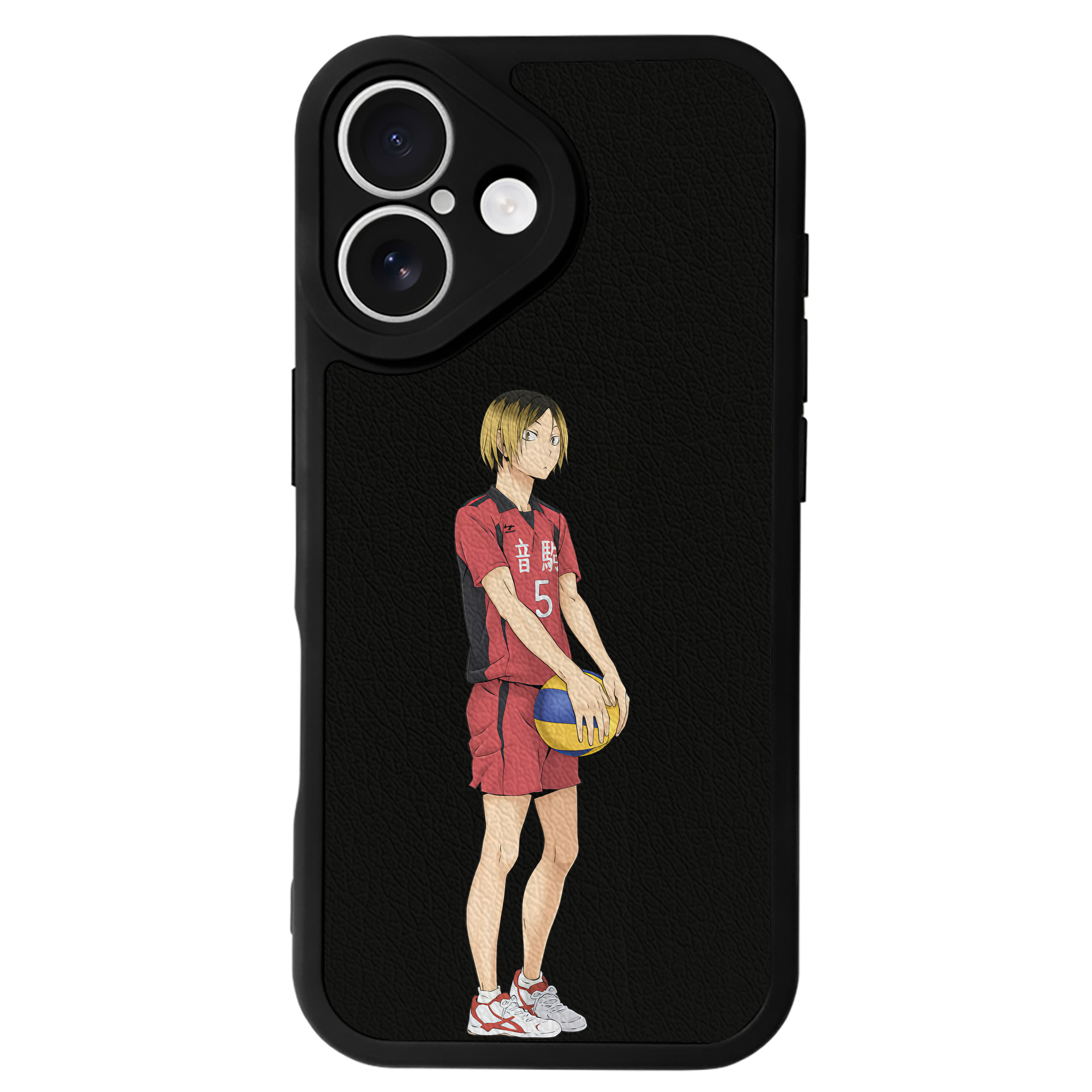 （画像用） ハイキュー!! Haikyu!! 【iPhone 16シリーズ対応】シリコンスマホケース（レザー調） 材質：シリコン